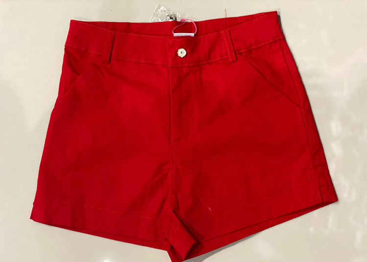 Picture of K09139 GIRLS PLAIN SHORTS WITH POCKETS